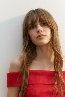 Top off-the-shoulder de canal? - H&m фото 4