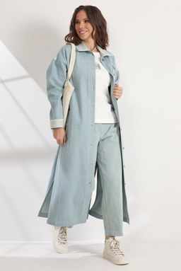 Плащ Magia mody 2538 голубой  фото 2