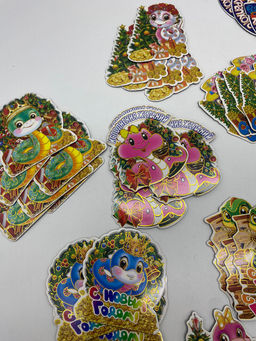 Магнитики - Змейки с пожеланиями 50 шт в уп - Ип лебедев о.ю фото 4