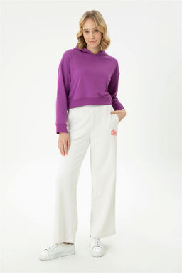 Женская фиолетовая толстовка с капюшоном - U.s. polo assn фото 13