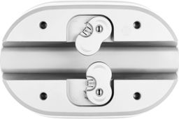 Ящик балконный на перила InGreen Villa de Fiori,двусторон,40см,12л,фикс,вулканич.серый IG660310026,,