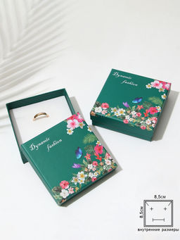 Цена за 6 шт. Коробочка подарочная под набор Цветочная, 9?9 см, (полезная часть 8.5?8.5 см,), цветная