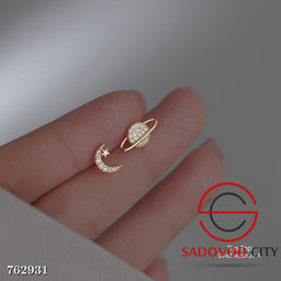 Серьги женские луна и юпитер - Zum ming фото 3