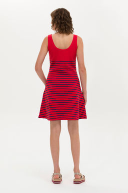 Женское красное трикотажное платье Неожиданная скидка в корзине - U.s. polo assn фото 5