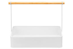 Органайзер металлический с деревянной ручкой 34*18,5*26,5 см - Elan gallery фото 4