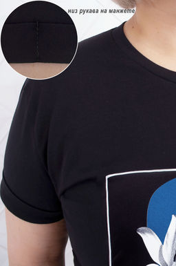 Арт. 4134 Туника женская 50-58 (5 шт) Цвет:черный - Калинка фото 3