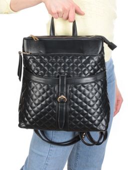 L83965 BLACK Сумка-рюкзак (искусственная кожа) - Фабричный китай фото 6