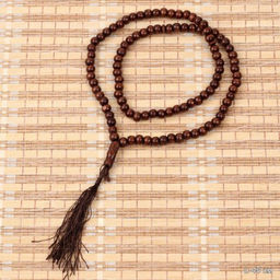 Четки мусульманские 99 бусин 8мм / MА52 /уп 10/600/ коричневый