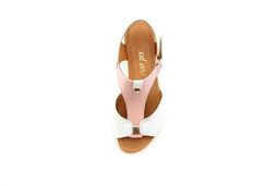 Босоножки EDART 2001.115w.white-pink