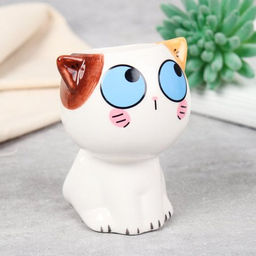 Кашпо 8,2х6,5х10,5 см Коты / WN36 /уп 6/96/ цветное - ГалеонТрейд фото 7