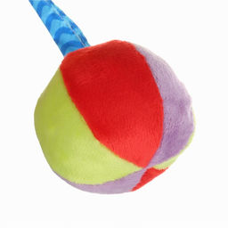 Растяжка - спираль на коляску/кроватку Крошка Я «Слоник яркий», с прорезывателем, от 3 мес.