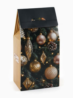 Подарочный набор новогодний Уюта в Новом году, чай 50 г, печенье с предсказанием, ежедневник - Фабрика счастья фото 8