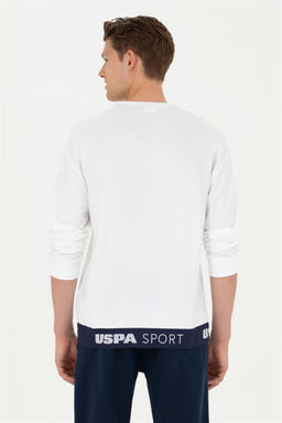 Мужской белый свитшот Неожиданная скидка в корзине - U.s. polo assn фото 5