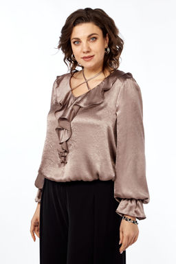 Блуза Olga Style С889 капучино