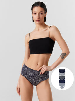 Цена за 2 штуки! Трусы макси женские в наборе, 5 шт