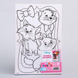 Картина по номерам, 20 х 30 см Друзья, Кошечка Мари - Disney фото 5