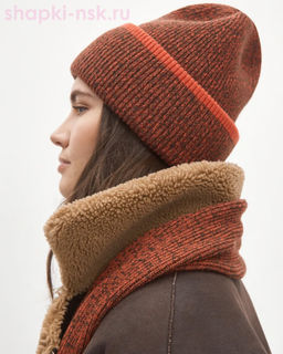 147 KWH Комплект женский (колпак+шарф) (56-58)
