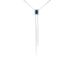 Колье, лондон топаз кварц, Ю-Галстук ИРИНА