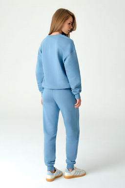 Арт. 2520/3 Костюм с брюками женский 44-52 (5 шт) Цвет:верх-голубой,низ-голубой - Калинка фото 15