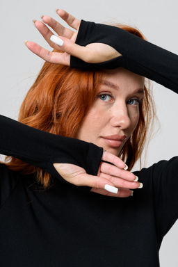 Платье длинный рукав 14440