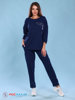 Трикотажный костюм с брюками К-59