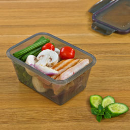 Контейнер герметичный прямоуг. 800 мл, арт. 092/081 ДЫМЧАТЫЙ