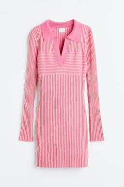 Vestido en punto de canal? con cuello
