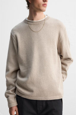 SWEATER WITH TURN-UP DETAIL - Zara фото 15