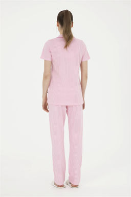 Женский розовый пижамный комплект Неожиданная скидка в корзине - U.s. polo assn фото 5