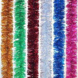 Цена за 2 шт. Мишура "Праздничная" 2м*3,5см (Г-270) Россия