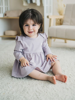 Платье-боди "Вереск" с вышивкой 0+