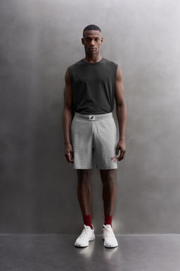 EMBROIDERED SHORTS WITH STRIPES - Zara фото 5