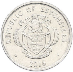 Монета 25 центов 2016 года Сейшелы