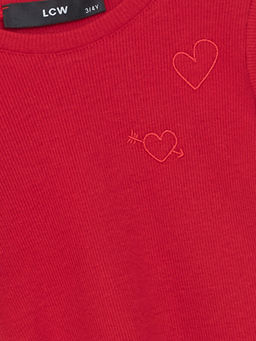 Bisiklet Yaka Nak??l? K?z ?ocuk Ti??rt - Waikiki фото 2