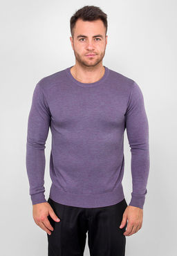 Джемпер мужской GREG G121-05426 (сиренево-серый м.)  фото 6