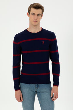 Мужской темно-синий свитер Неожиданная скидка в корзине