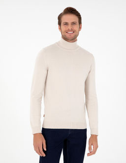 Ta_ Slim Fit Bal_k__ Yaka Basic Triko Kazak