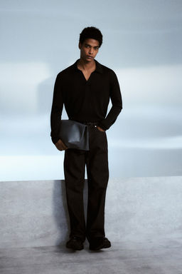 Regular Fit Fine-knit polo shirt - H&m фото 2