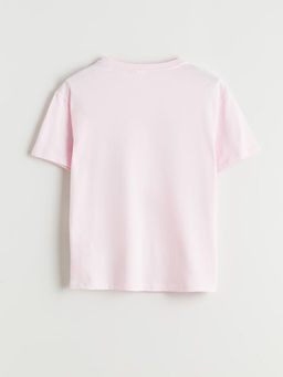 Stitch ve Angel Bask?l? K?z ?ocuk Ti??rt