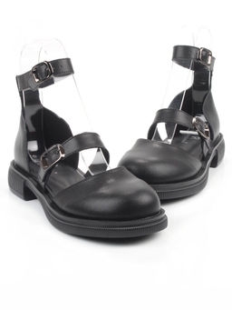 06-YD31-3E BLACK Туфли женские (натуральная кожа)