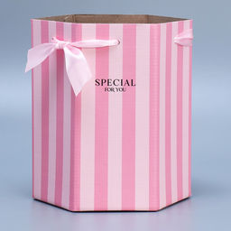 Переноска складная шестигранник Только для тебя, 17 14,8 19,5 см - Дарите счастье фото 2