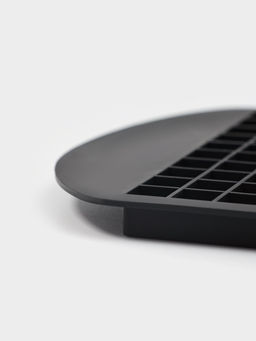 Форма для льда, 24x12 см, 160 ячеек, цвет черный