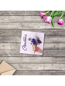 Цена за 20 шт. Мини‒открытка «Поздравляю», счастье, 7×7 см