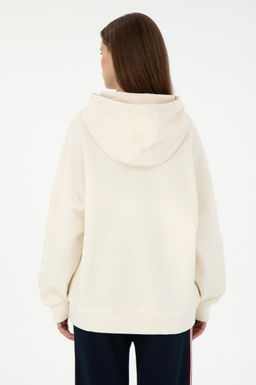 Женский кремовый свитшот Неожиданная скидка в корзине - U.s. polo assn фото 5