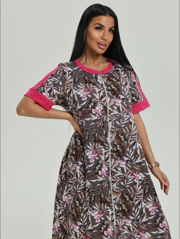 Барышня халат женский (темно-синий) - Lovetex фото 20