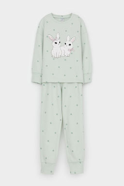 Crockid _ К 1581/зеленая пастель,мини клевер пижама дет  фото 2