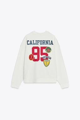 HOODIE WITH PATCHES - Zara фото 7