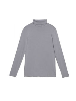 CONTE Базовая водолазка из вискозы LD 1027 lilac grey - Conte elegant фото 4