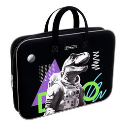 Цена за 1 шт. Папка текстильная на молнии ErichKrause с ручками Dino Hobby, A4+