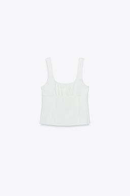 PICOT TRIM TOP - Zara фото 4